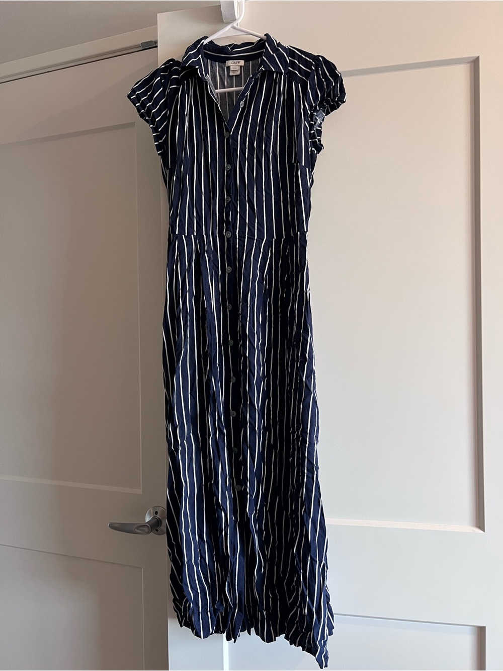 J. Crew Striped Shirt Dress